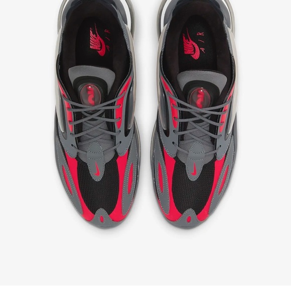 Nike Mens Airmax Zephyr Sneakers - Smoke grey/black/photon dust/siren red - Picture 4 of 13